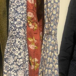 Christy Dawn Floral Dresses in Blue and Red